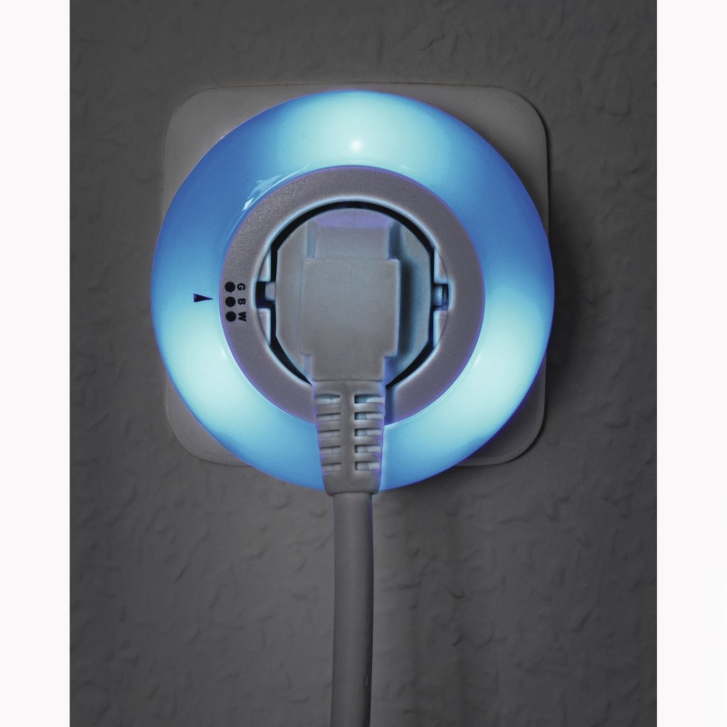 Hama Led-nachtlampje Circle Colour M. Geïntegr. Stopcont. Lichtsensor 3 Kl. - Afbeelding 5