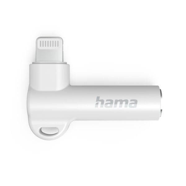 Hama Aux-Adapter 90° Hoekstekker Lightning Wit - Afbeelding 4