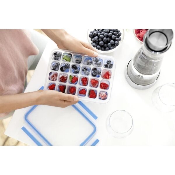 Tefal Masterseal IJsblokjesdoos voor 24 IJsblokjes Blauw/Transparant - Afbeelding 5