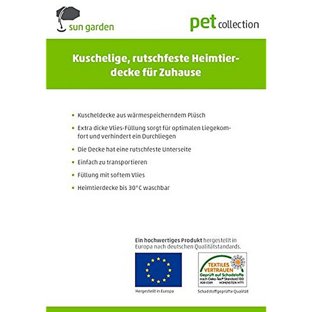 Sun Garden Malu Hondenkleed 100x70x5cm Grijs - Afbeelding 5