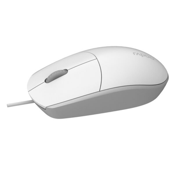 Rapoo Optische Muis N100 Wit - Afbeelding 2