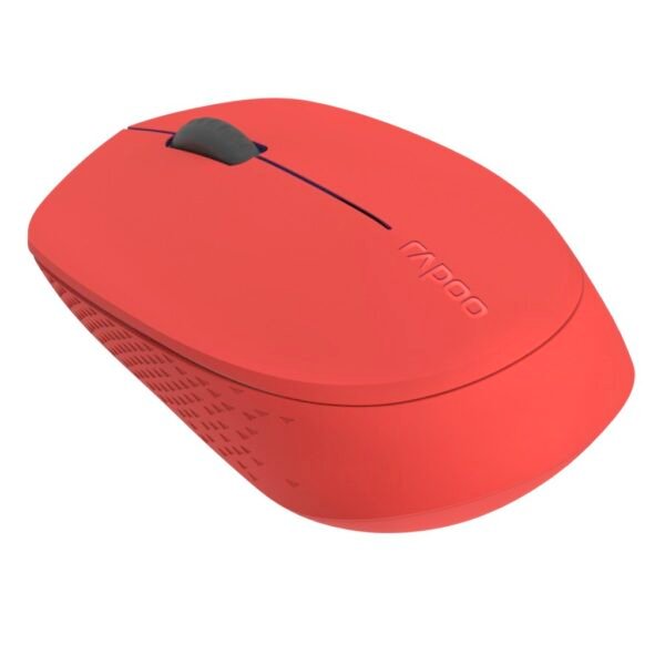 Rapoo M100 Silent Stille Multimodus Draadloze Optische Muis Rood - Afbeelding 5