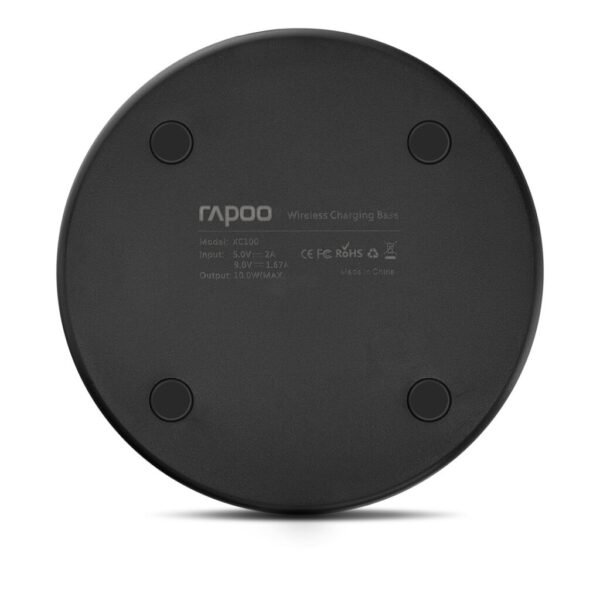 Rapoo XC100 Draadloze QI Inductielader 10W Zwart - Afbeelding 2