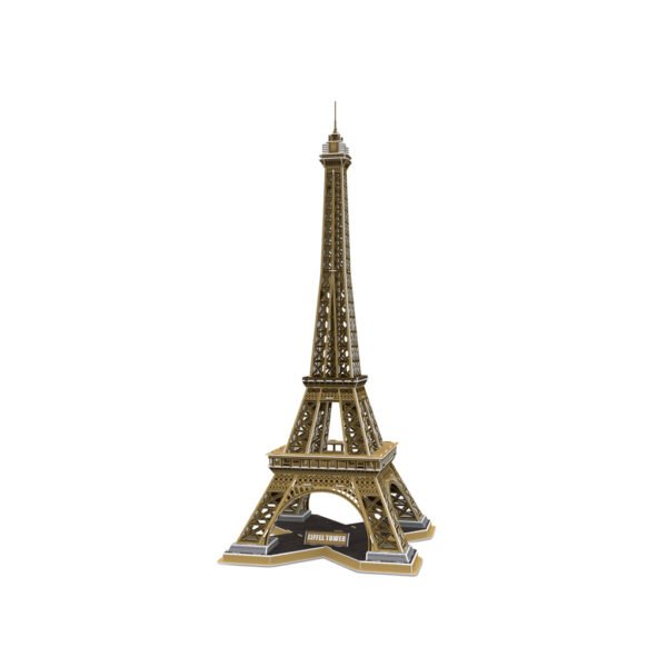 Cubic Fun National Geographic 3D Puzzel de Eifeltoren 80 Stukjes - Afbeelding 2