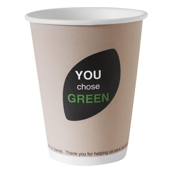 Duni Bio Wegwerp Bekers You chose Green 240 ml 10 Stuks - Afbeelding 2