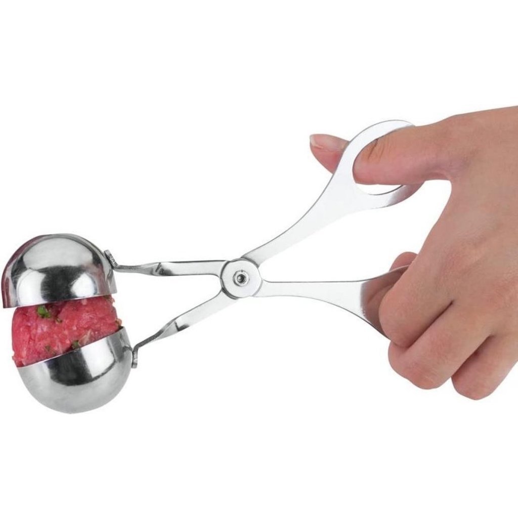 Metaltex Tang voor Gehaktballen 17.5x6.5x4 cm RVS - Afbeelding 2