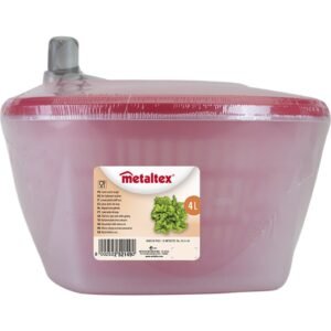 Metaltex Slacentrifuge 24x16 cm Rood/Transparant