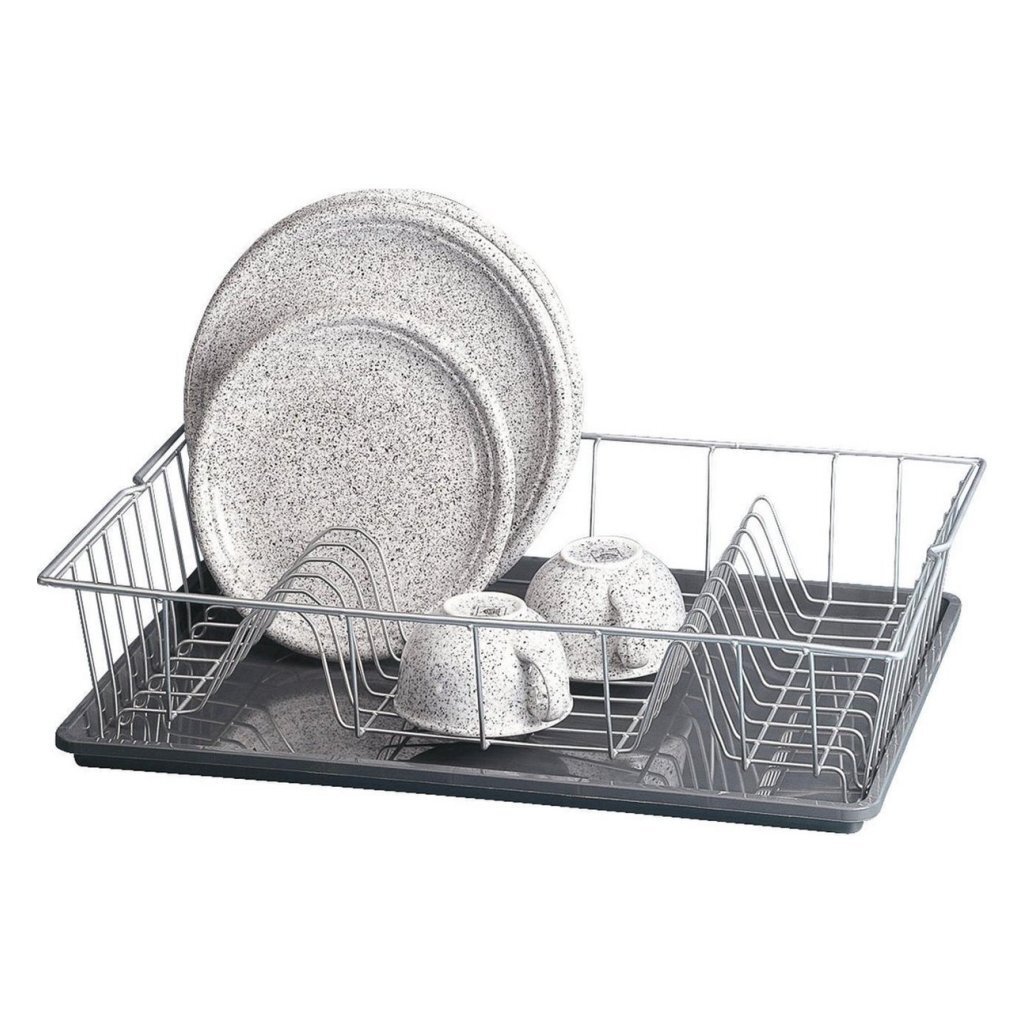 Metaltex Colonia Afdruiprek 48x30 cm Zilver/Grijs - Afbeelding 2