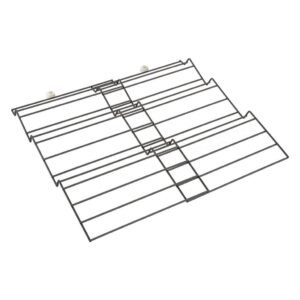Metaltex Verschuifbaar Kruidenrek 26-51 cm Zwart/Metaal