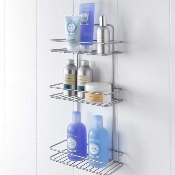 Metaltex Reflex Doucherek 3 Etages 23x13x57 cm Zilver - Afbeelding 2
