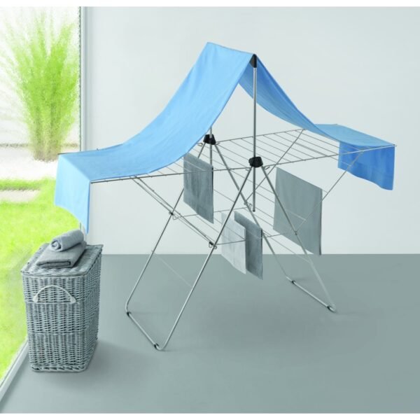 Metaltex Monsoon Droogrek 30 m Drooglengte Zilver - Afbeelding 3