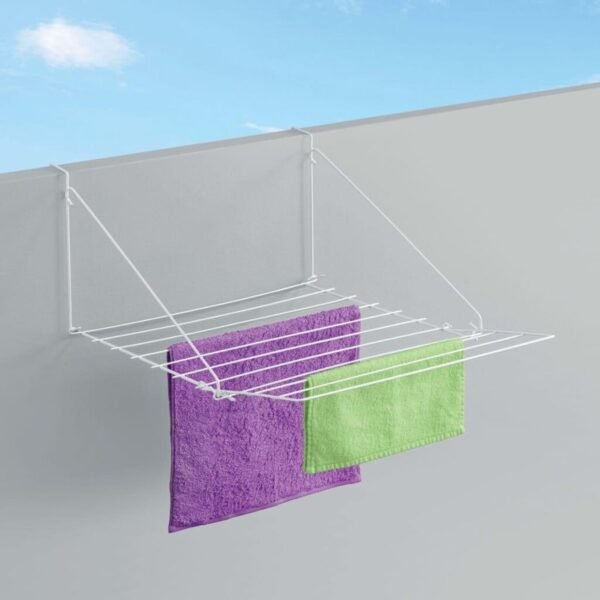 Tomado Metaltex Droogrek Breda Balkon Hangdroogrek 7M Wit - Afbeelding 2