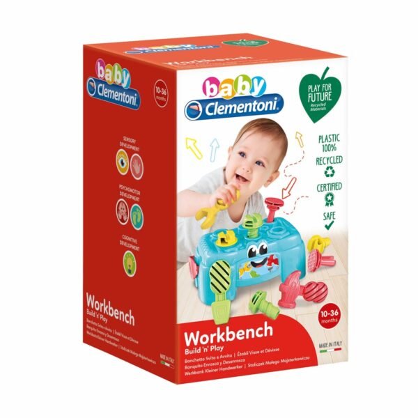 Clementoni Baby Werkbank 9-delig - Afbeelding 2
