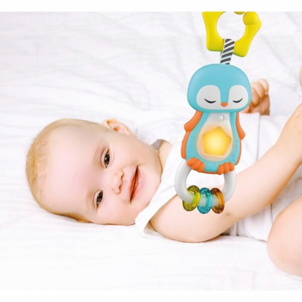 Clementoni Baby Pinguïn Rammelaar + Licht en Geluid - Afbeelding 2