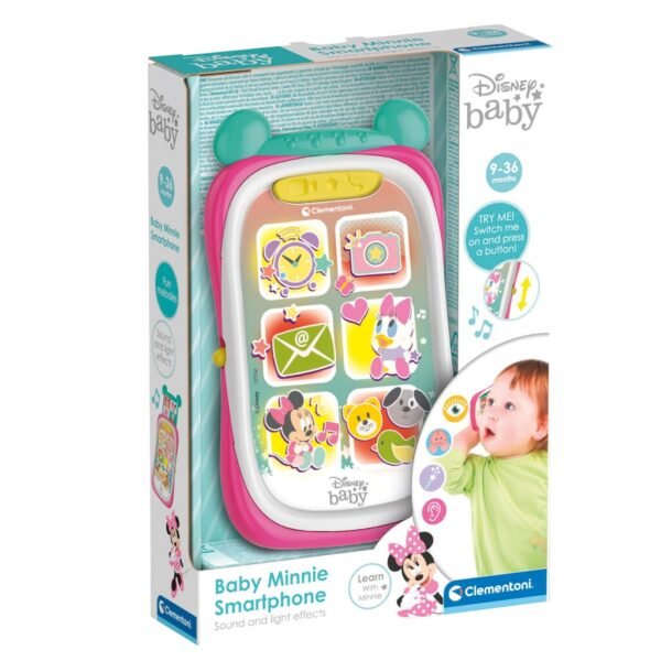 Clementoni Baby Disney Minnie Mouse Smartphone + Licht en Geluid - Afbeelding 5