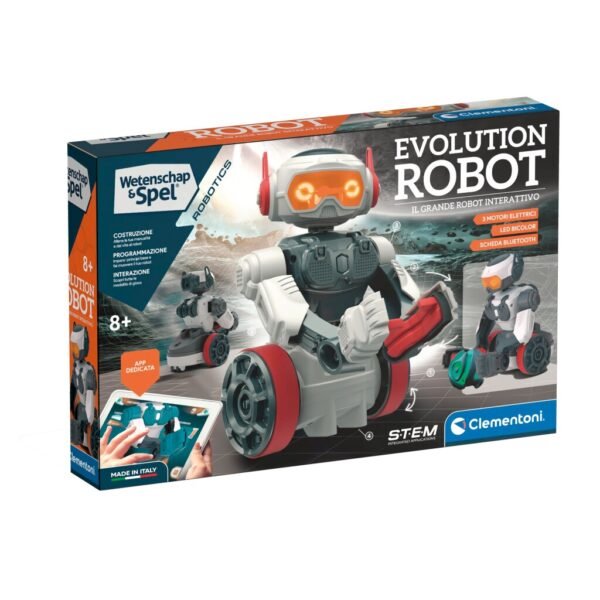 Clementoni Wetenschap Evolution Robot + Licht en Geluid - Afbeelding 3
