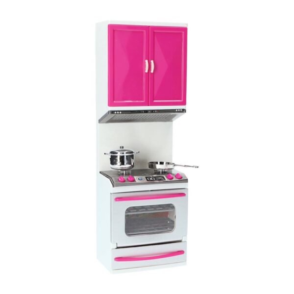 Fleur Keuken Speelset Gasfornuis met Oven en Keukenkastje - Afbeelding 2