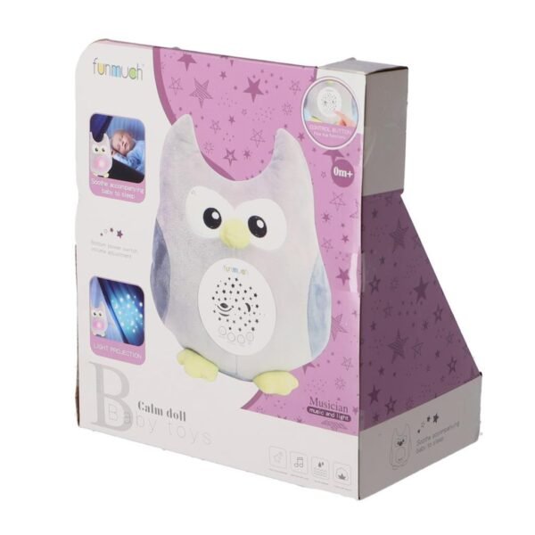 Knuffelprojector Uil + Licht en Geluid - Afbeelding 3