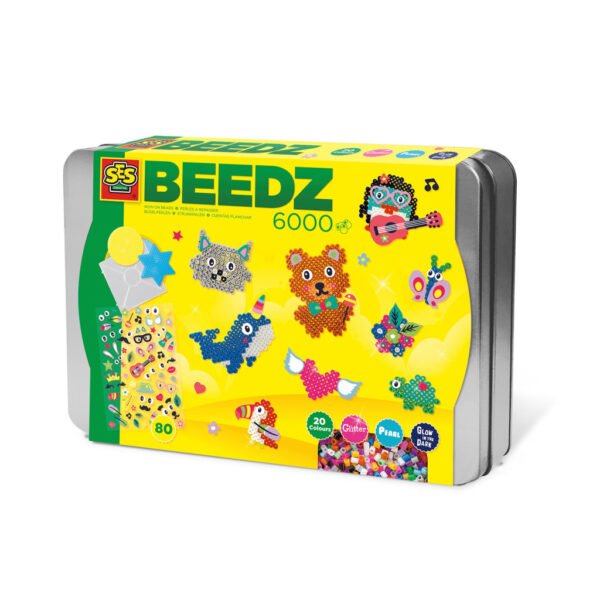 SES Creative Beedz Strijkkralen Luxe Sorteerbox 6000 Stuks - Afbeelding 2