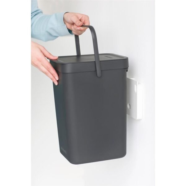 Brabantia Sort and Go Afvalemmer 12L Grijs - Afbeelding 4