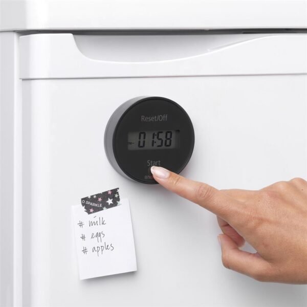 Brabantia Tasty+ Kookwekker met Magneet Dark Grey - Afbeelding 2