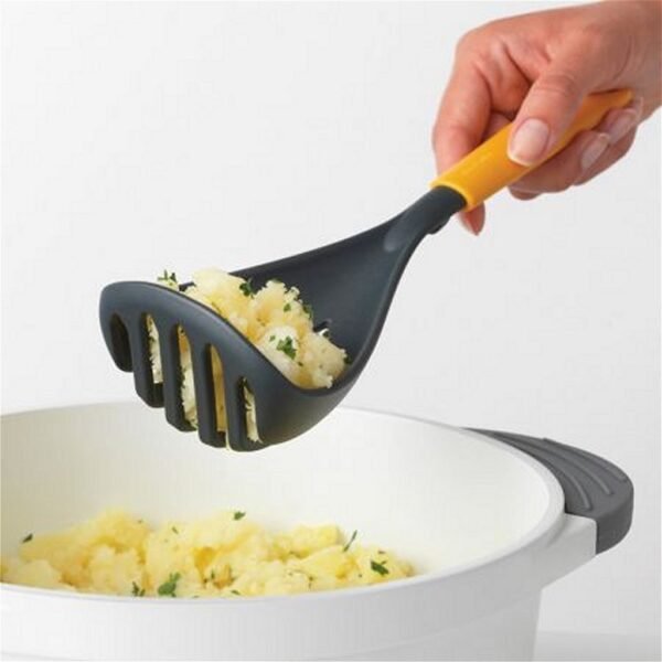 Brabantia Tasty+ Aardappelstamper + Lepel Geel/Zwart - Afbeelding 3