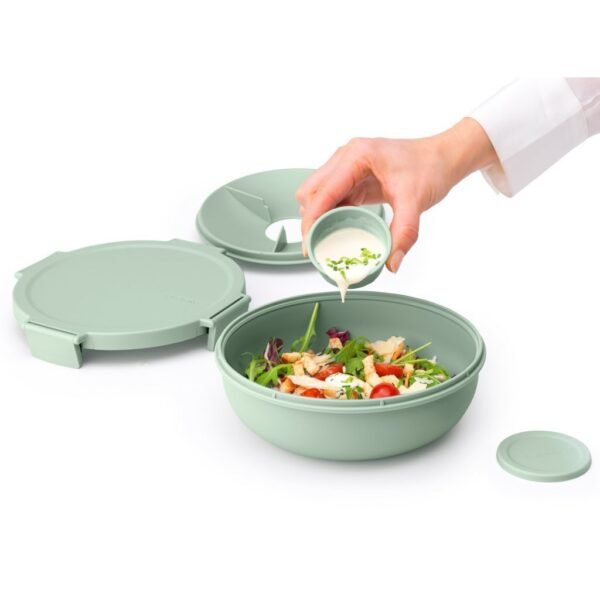 Brabantia Make & Take Salade Lunchkom 1.3L Jade Groen - Afbeelding 2
