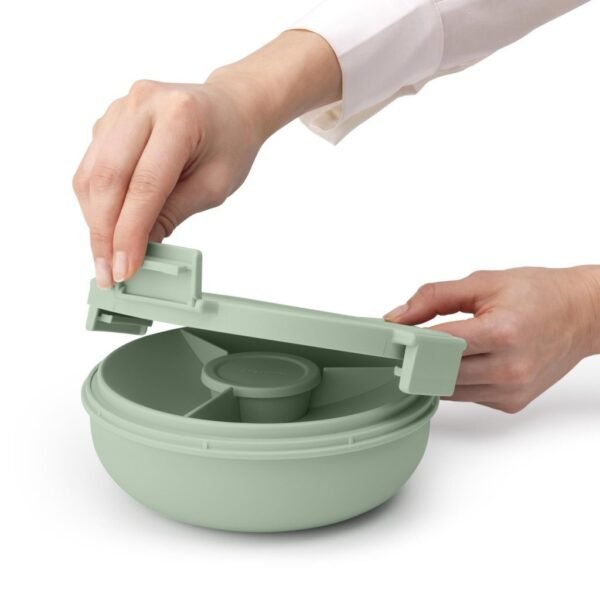 Brabantia Make & Take Salade Lunchkom 1.3L Jade Groen - Afbeelding 3