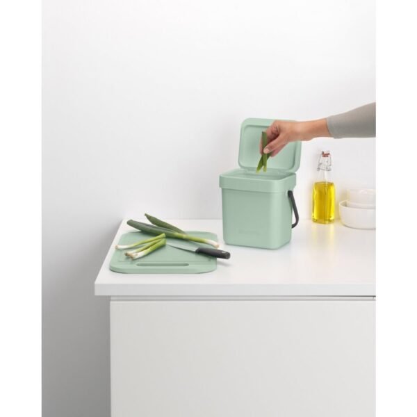 Brabantia Sort & Go Afvalemmer 6L Jade Groen - Afbeelding 3