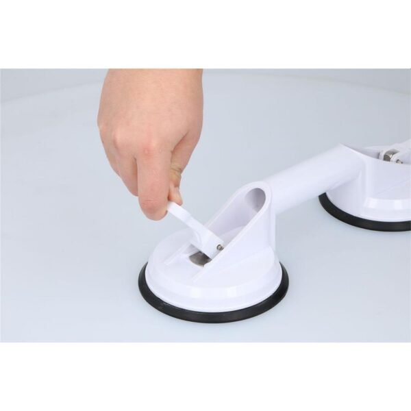 Vivamore Handgreep met Zuignappen 33x12.5x7.5 cm Wit - Afbeelding 4