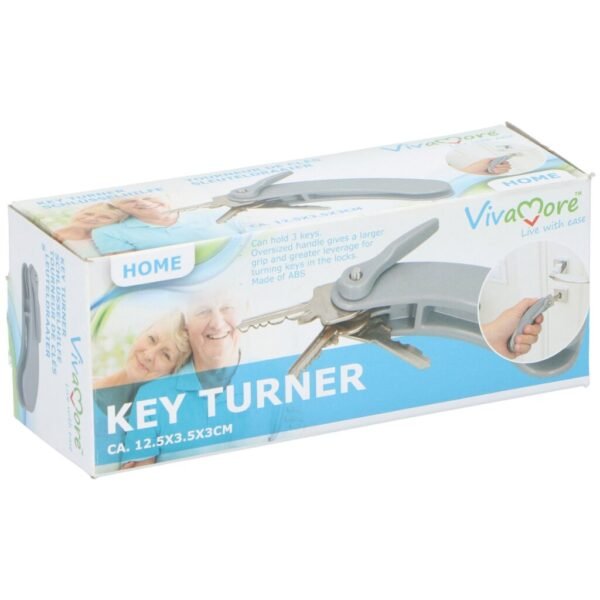 Vivamore Sleuteldraaier 12.5x3.5x3.3 cm Grijs - Afbeelding 2