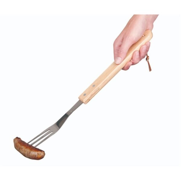 BBQ Collection Luxe Vleesvork 41 cm Eiken/RVS - Afbeelding 2