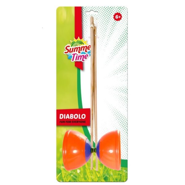 Summertime Diabolo Oranje/Blauw - Afbeelding 2