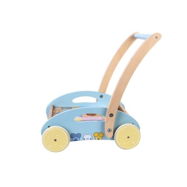 Woezel en Pip Houten Blokkenkar 27x35x36 cm - Afbeelding 2