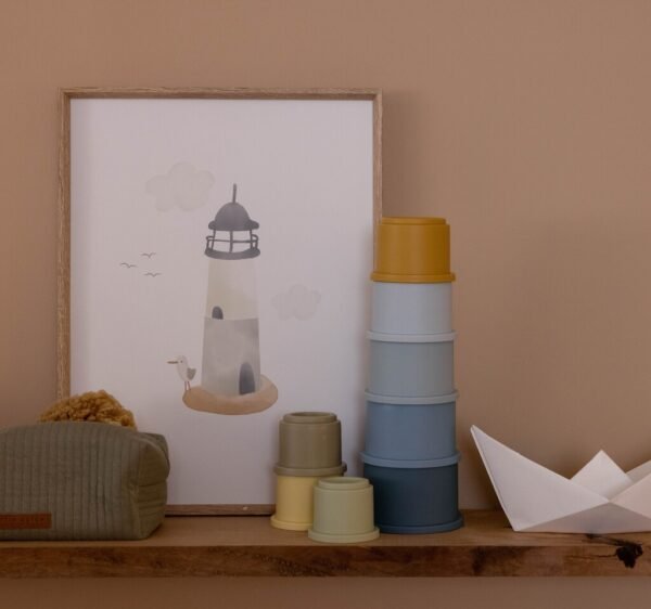 Little Dutch Stapelbekers Blauw - Afbeelding 4