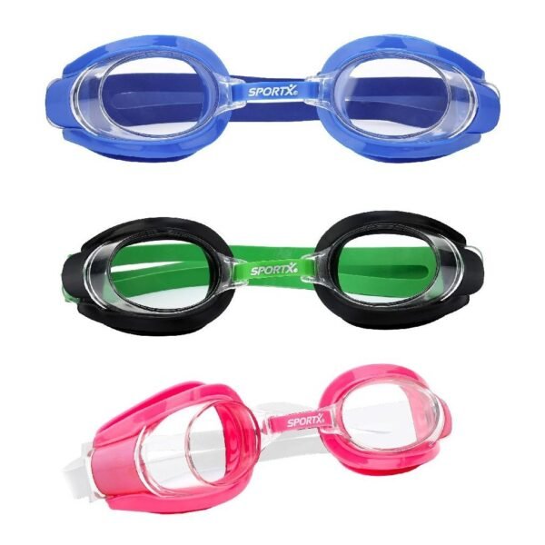 SportX Volwassenen Zwembril 3 Sterren Assorti - Afbeelding 2