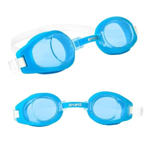 SportX Junior Zwembril 3 Sterren Groen/Blauw/Oranje Assorti - Afbeelding 3