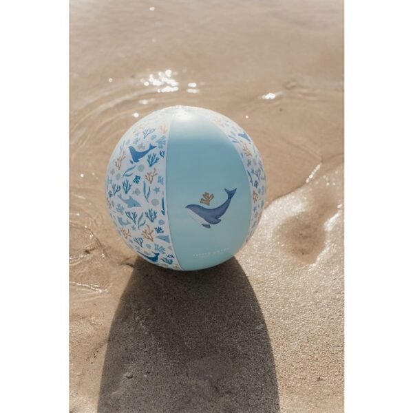 Little Dutch Ocean Dreams Strandbal 35 cm Blauw - Afbeelding 3