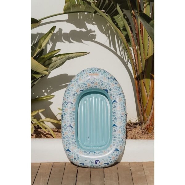 Little Dutch Ocean Dreams Opblaasboot 100x67 cm Blauw - Afbeelding 3
