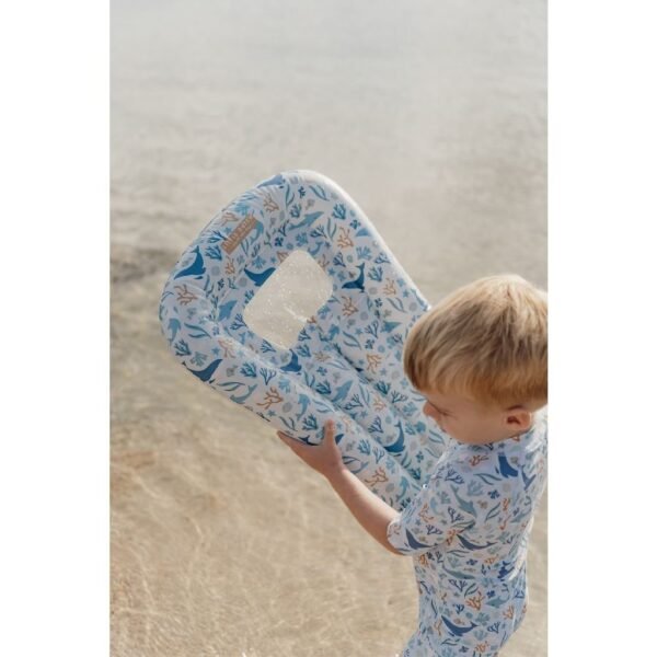 Little Dutch Ocean Dreams Luchtbed 67 cm Blauw - Afbeelding 4