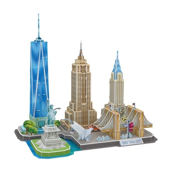 Cubic Fun City Line 3D Puzzel New York City 123 Stukjes - Afbeelding 2