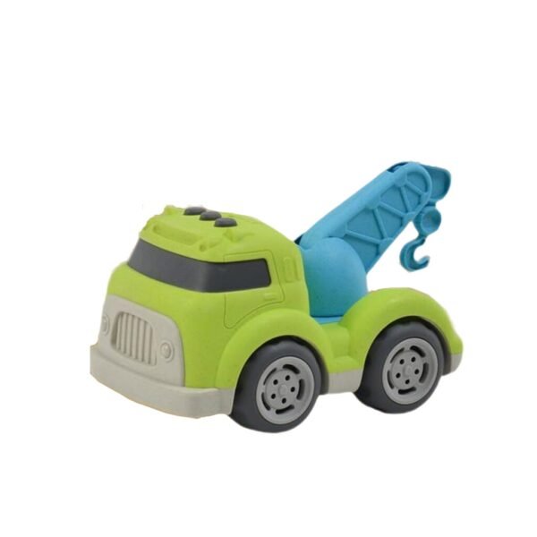 Bioplastic Sleepwagen 18 cm Blauw/Groen - Afbeelding 2