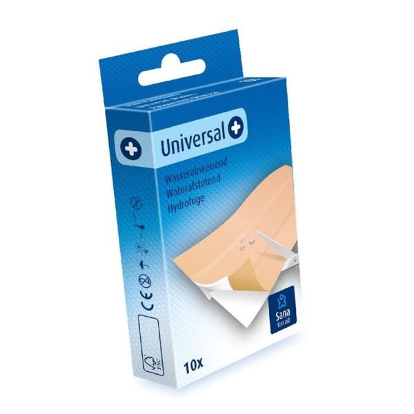 Sana First Aid Universele Waterafstotende PE Pleisters 10 Stuks - Afbeelding 3