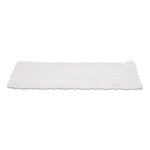 Patisse Papieren Taartranden 40x20 cm 6 Stuks Wit