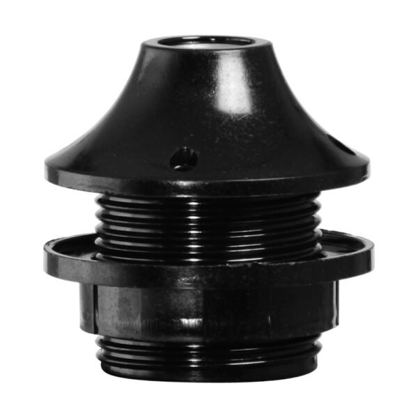Scanpart Lampfitting E27 Zwart Met Ring - Afbeelding 2