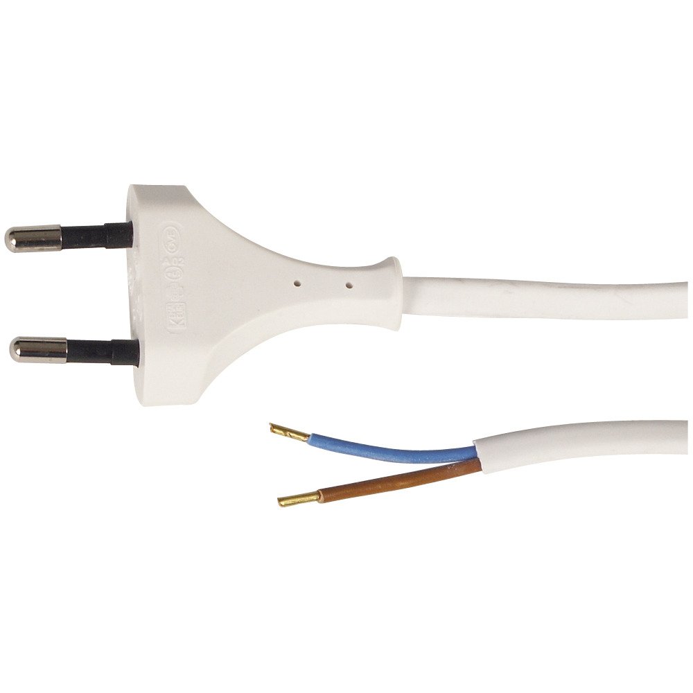 Scanpart Euro Aansluit Sn Wit 1.8m - Afbeelding 2