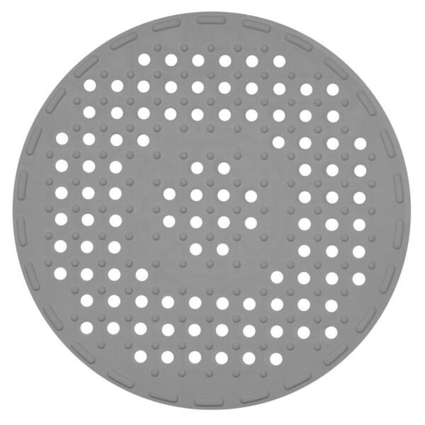 Dutch House Gootsteenmat Rond 32 cm Rubber/Grijs - Afbeelding 2