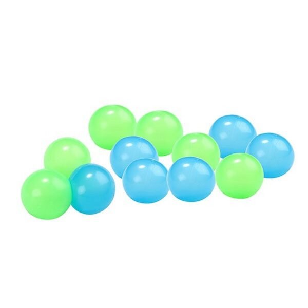 Toi-Toys Glow Throw Glow In The Dark Ballen 12 Stuks - Afbeelding 2