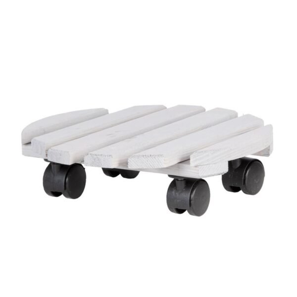 Esschert Design Houten Planttrolley 28.4 cm Grijs - Afbeelding 2