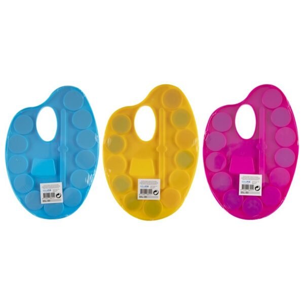 Basic Craft Waterverfpalet + Penseel 12 Kleuren - Afbeelding 2